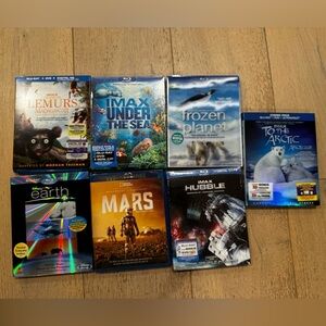 Disney Nat Geo, IMAX Blu-ray earth nature sets